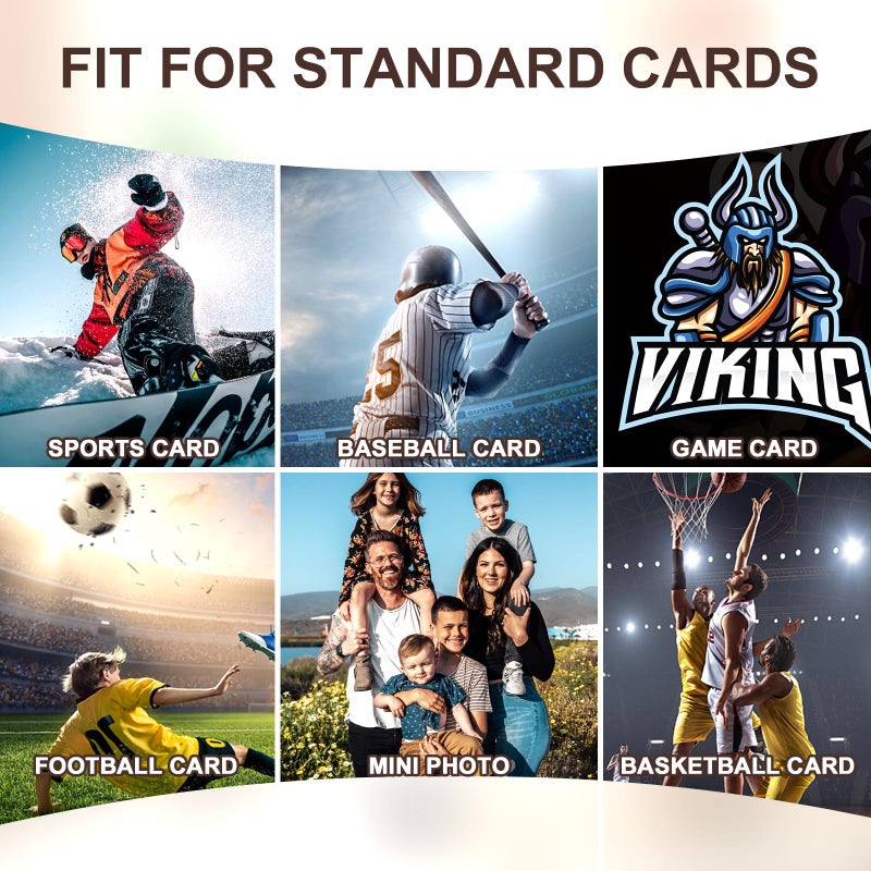 Kitoyz 100 Counts Card Sleeves Top Loaders for Trading Cards, Penny Soft Sleeves Baseball Card Sleeve Protectors Fit for Sports,Football,Game Cards - Image 3